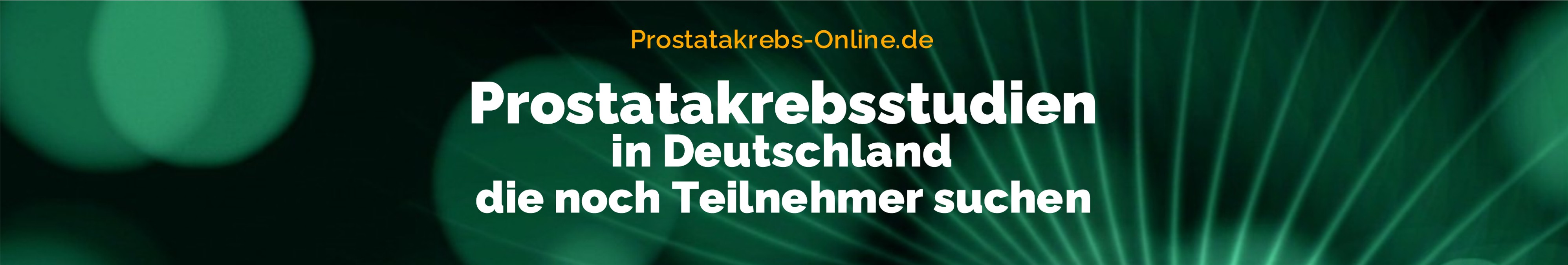 Rekrutierende Prostatakrebs Studien